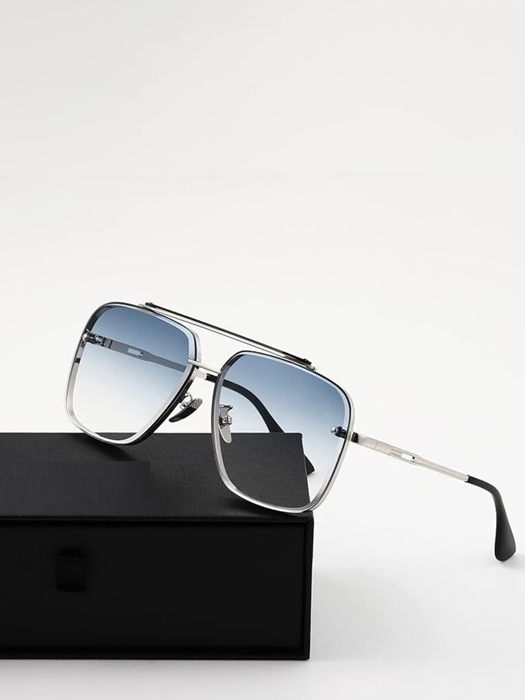 SPADEACES Kids  Blue Aviator Sunglasses with UV Protected Lens