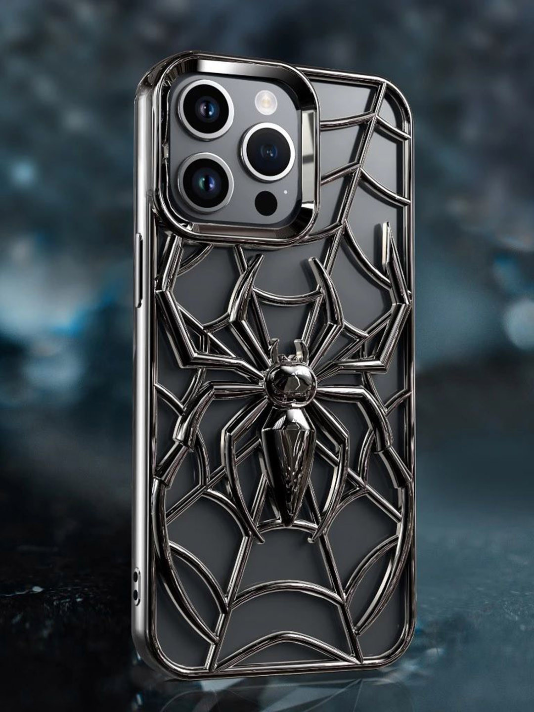 CASE CREATION Graphic Printed IPhone 16 Real 3D Silicone Back Case