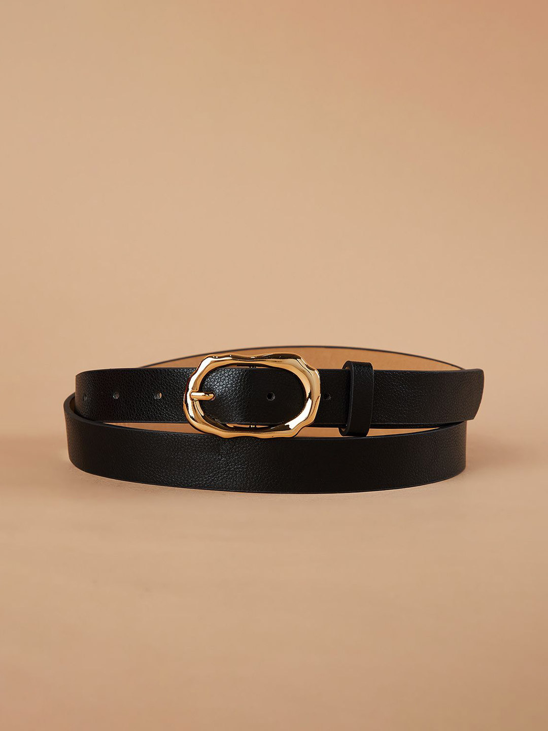 Ginger by Lifestyle Women Textured Slim Belt