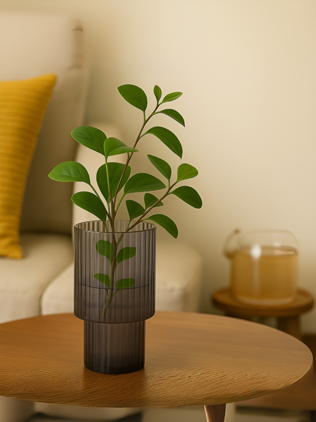 ecofynd Unisex Glass Glass Table Vase