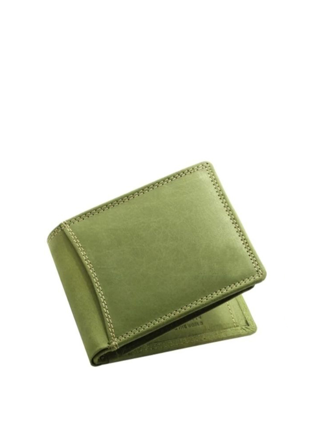 M Megrek Men Leather Two Fold Wallet