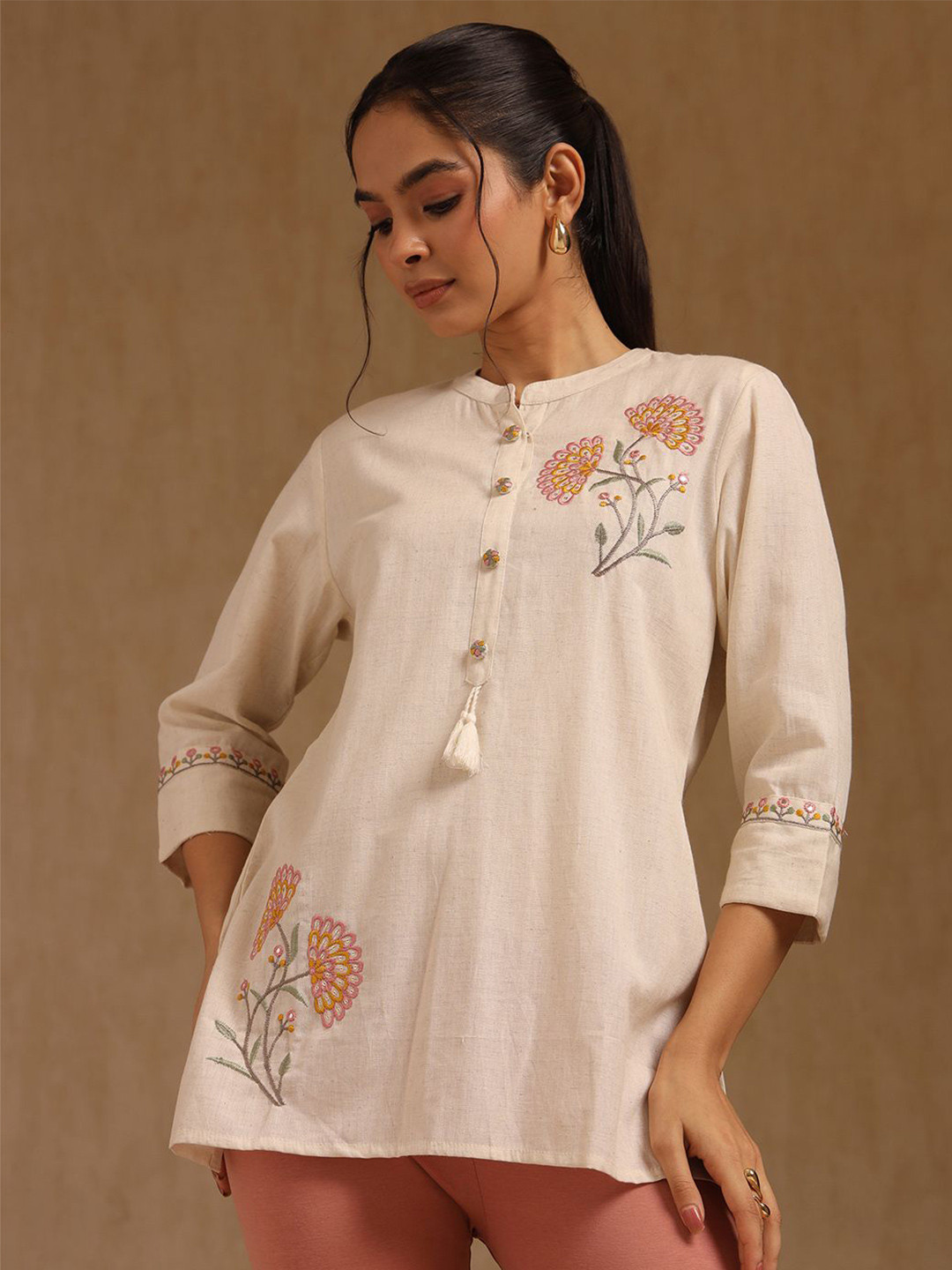 Soch Flex Embroidered With Thread Work Kurti