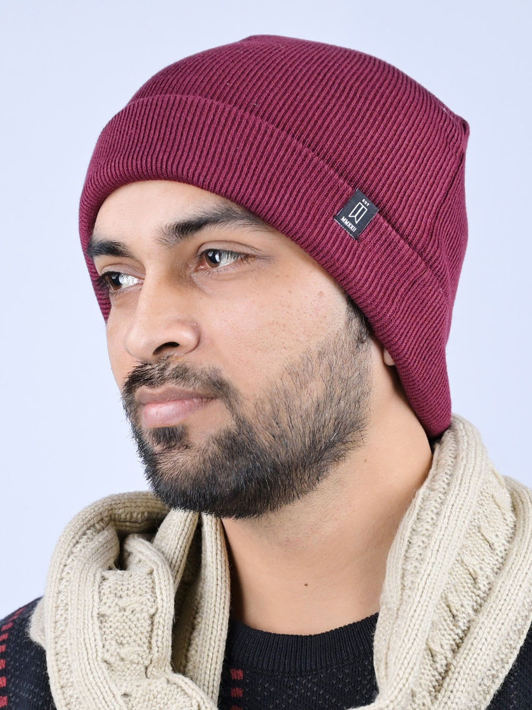 TIM PARIS Men Self Design Beanie