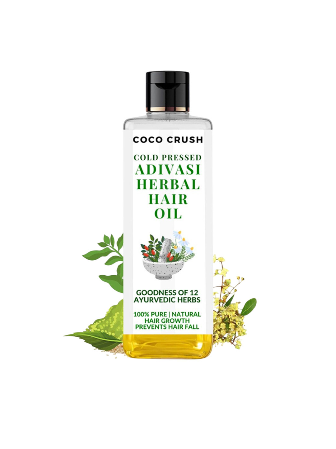 Coco Crush Adivasi Herbal Hair Oil For Peppermint - 100 ml