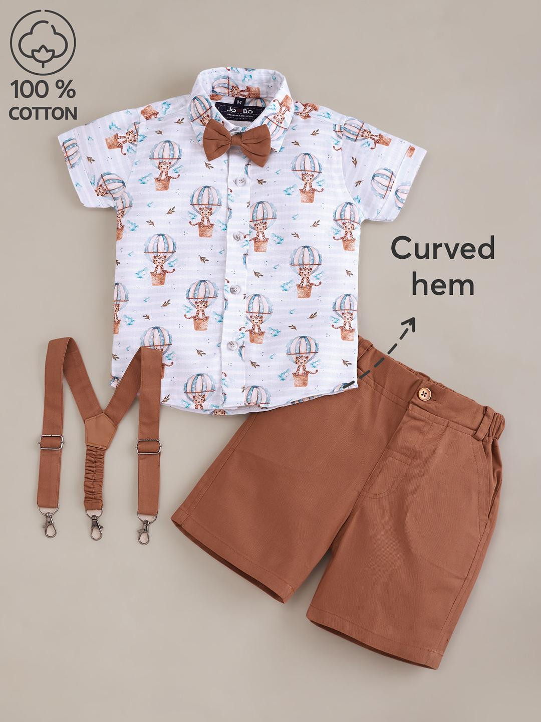 2-Pc Balloon Voyage Cotton Formal Set