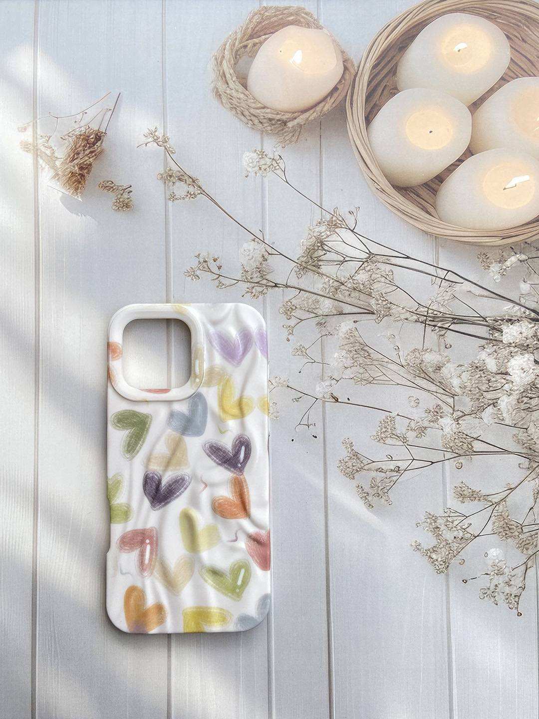 CASE CREATION 3D Vibrant Doodle Printed iPhone 16 Pro Bumper Case