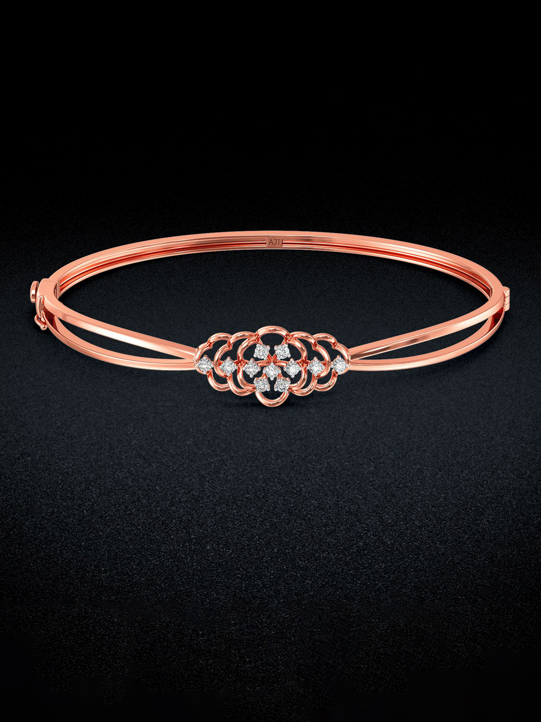 Joyalukkas 18 KT Scintillated Diamond Studded Bracelet -8.72 g