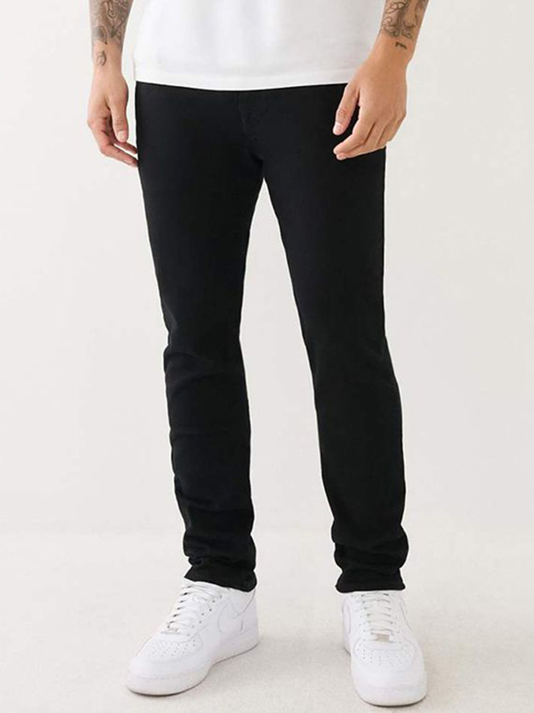 True Religion Men Slim Fit Low-Rise Cotton Jeans