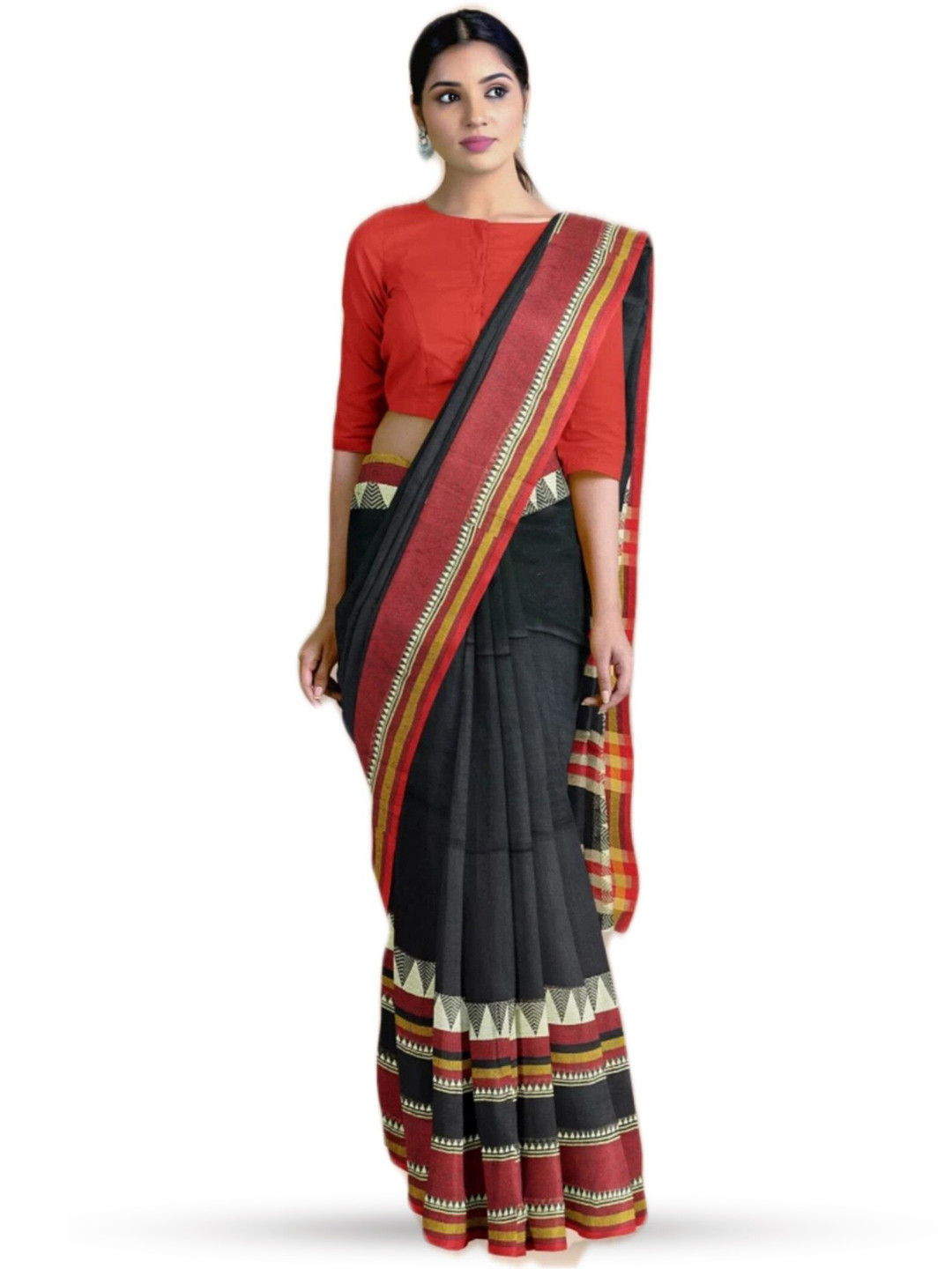 Saree star  Taant Sarees With Blouse Piece