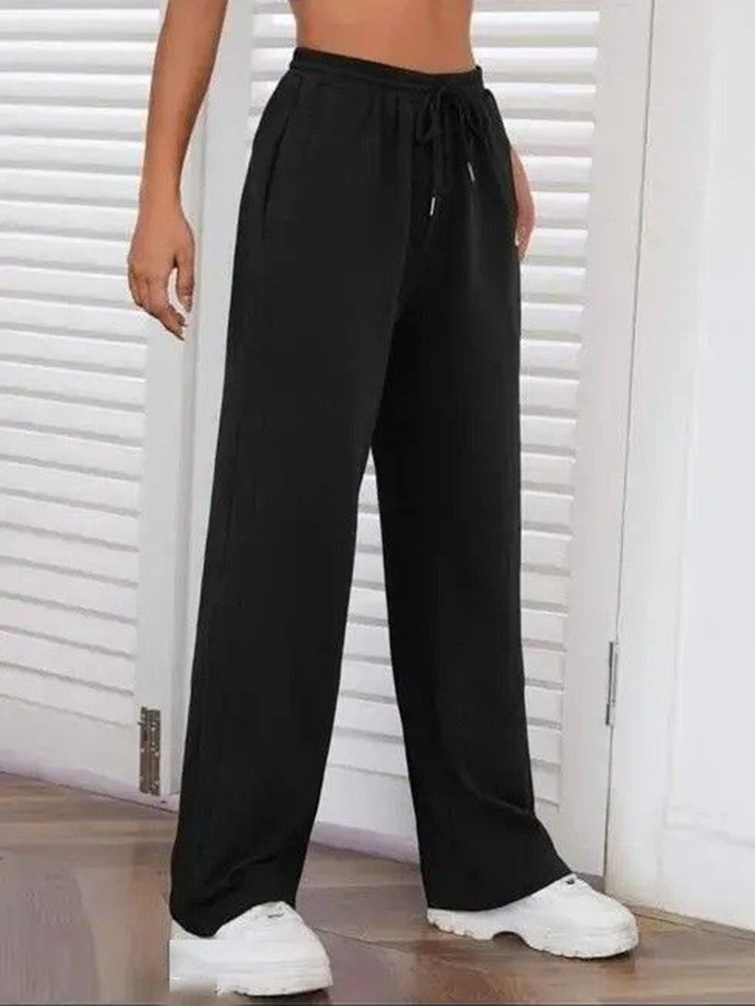SKD TRENDZ Women Loose Fit Cotton Parallel Trousers