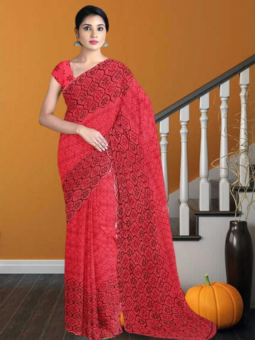 Ruhabs Rajshree Ethnic Motifs Printed Saree