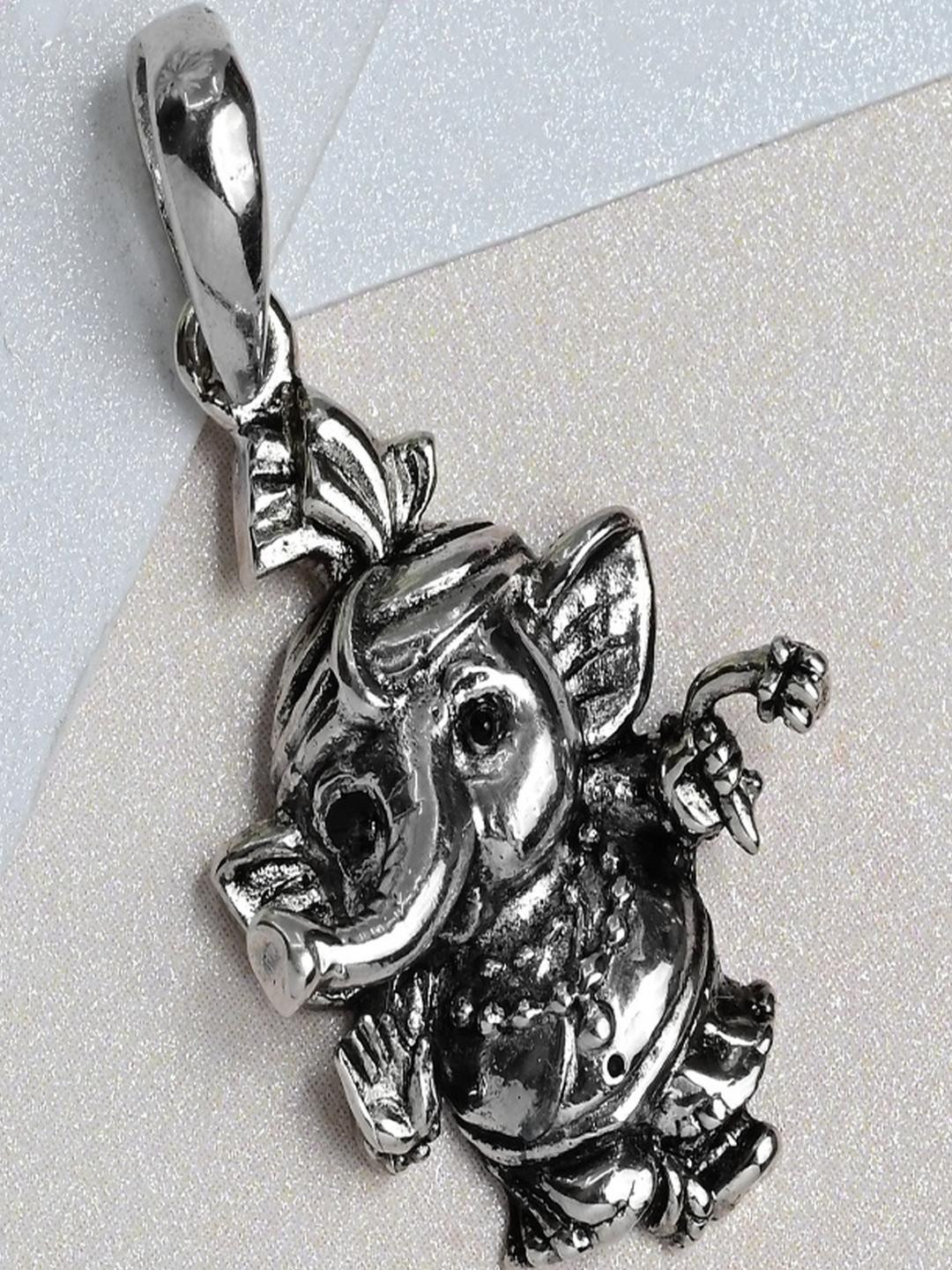 Vinayak Jewellers 925 Sterling Silver The Bal Ganesha Silver Pendant