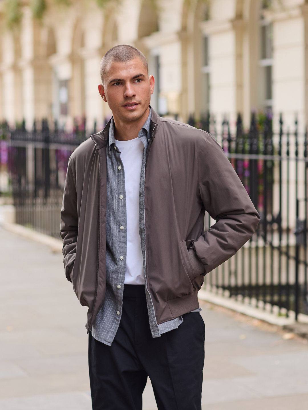 NEXT Mock Collar DryTech Waterproof Bomber Jacket