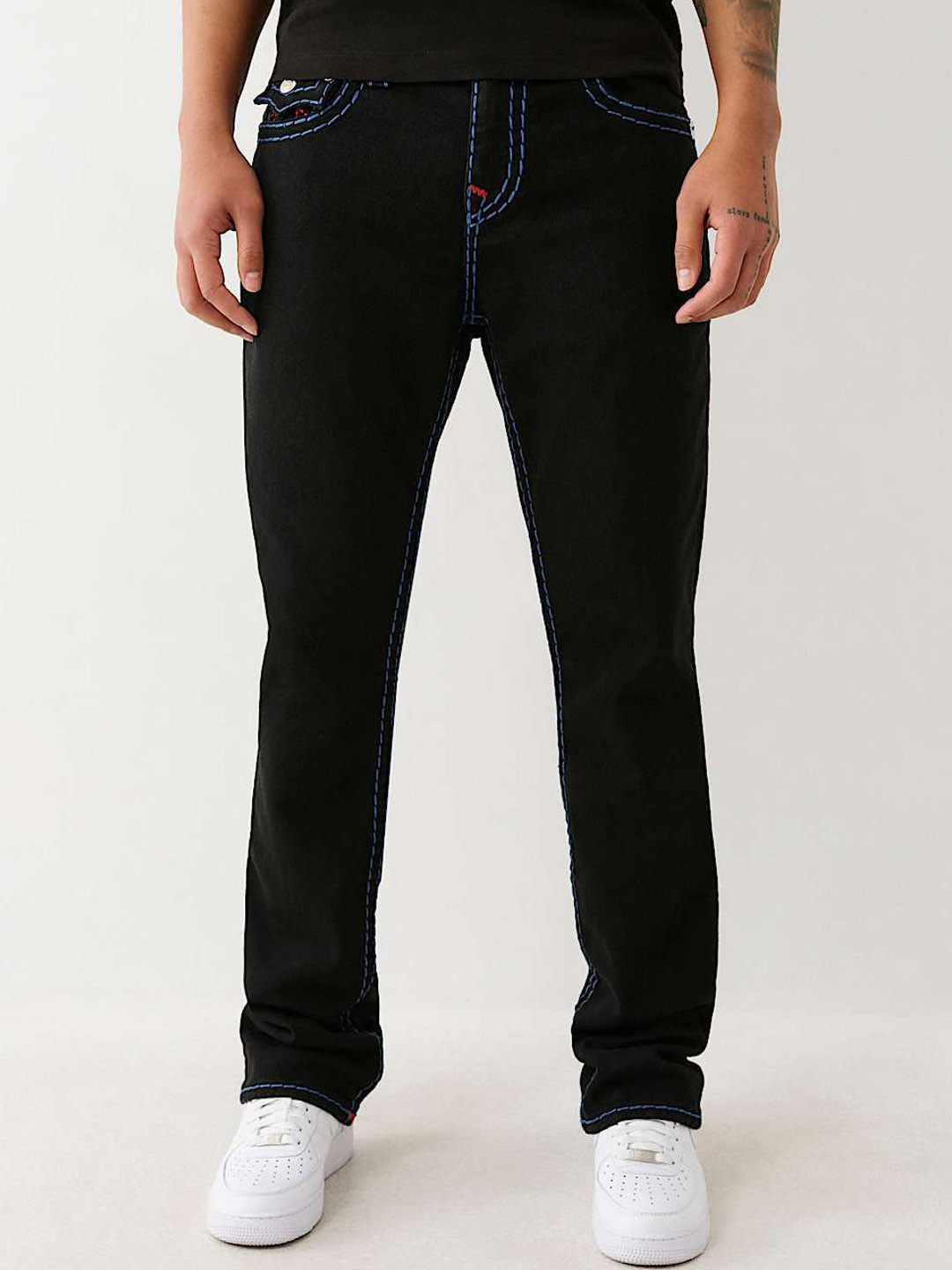 True Religion RICKY Super T Men Straight Fit Mid-Rise Jeans