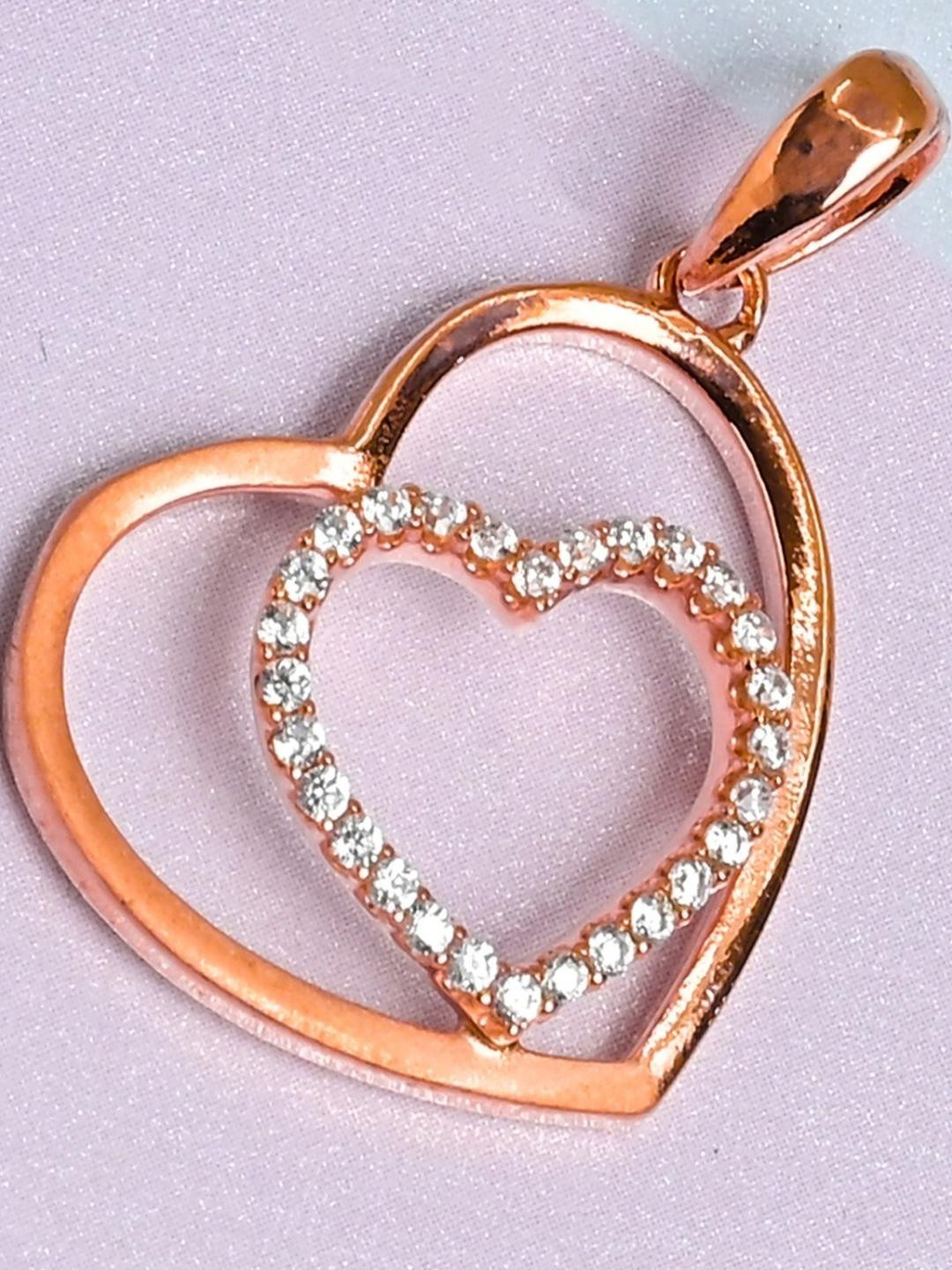 Vinayak Jewellers 925 Sterling Silver The Nestled Love Silver Pendant