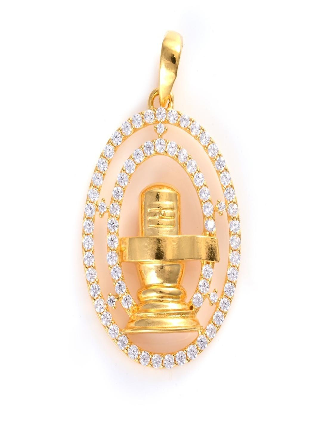 Vinayak Jewellers 925 Sterling Silver The Divine Shiv Ling Silver Pendant