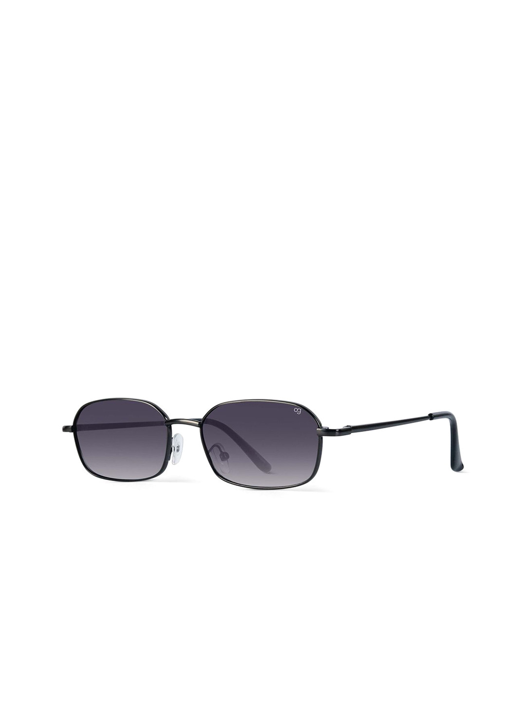 Woggles Unisex Black & Gunmetal-Toned Other Sunglasses with UV Protected Lens-6294C1
