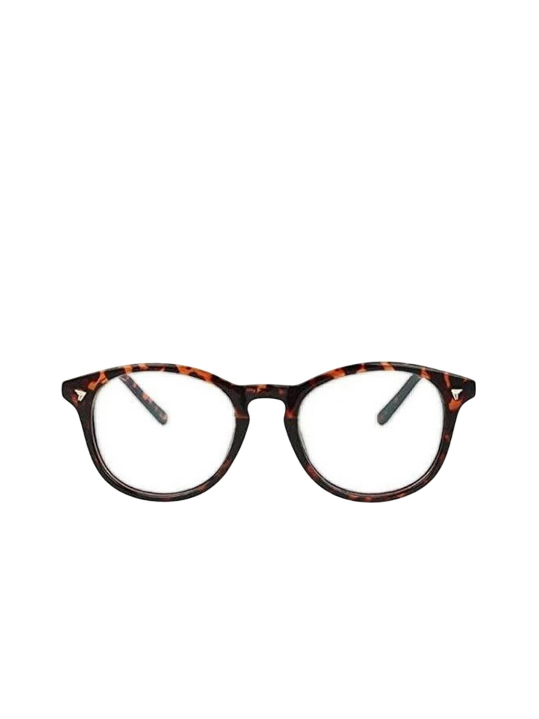 SPADEACES Unisex Abstract Square Plastic Full Rim Oval Frame