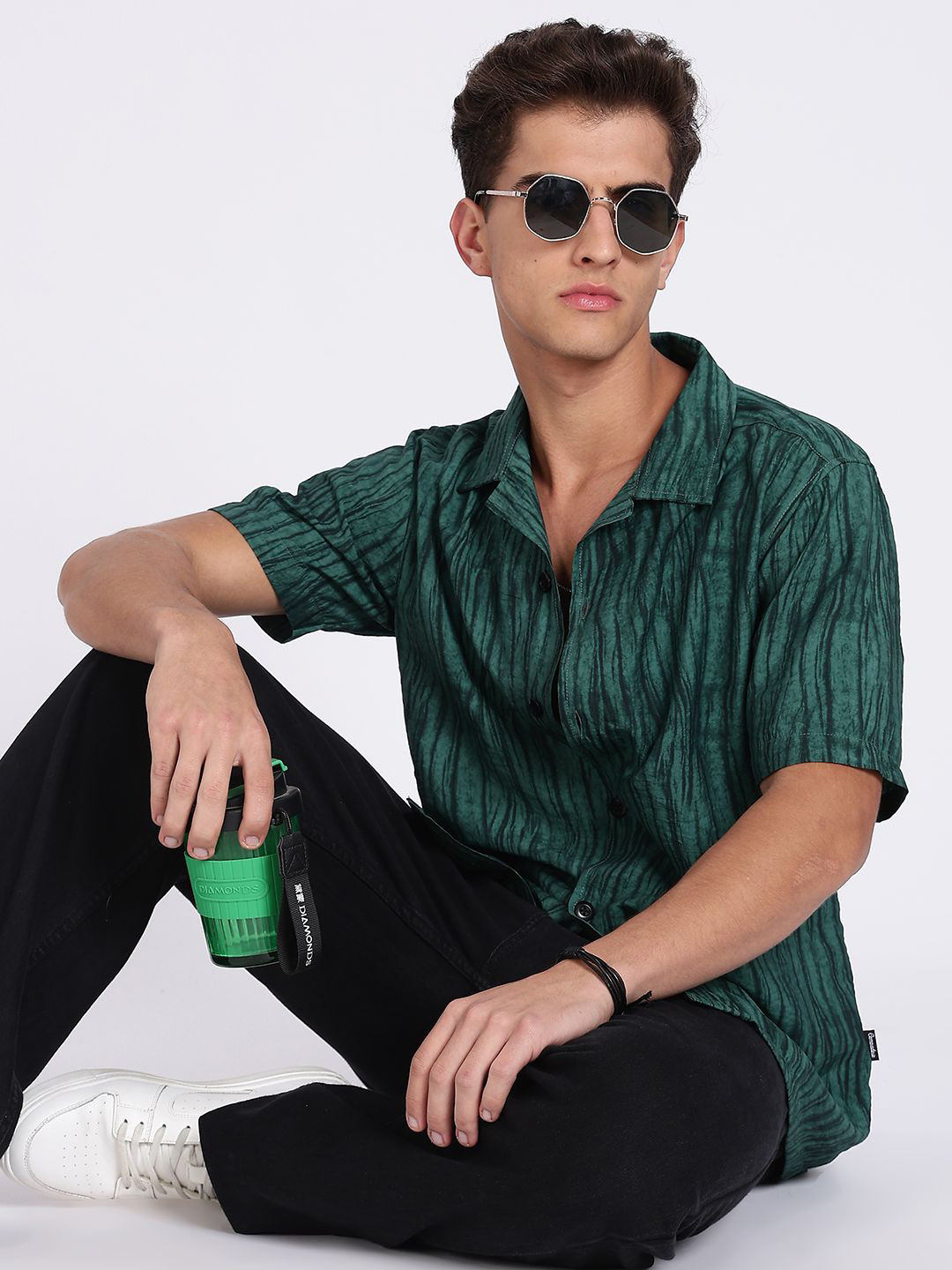 Guns & Sons Abstract Printed Long Sleeves Shirt