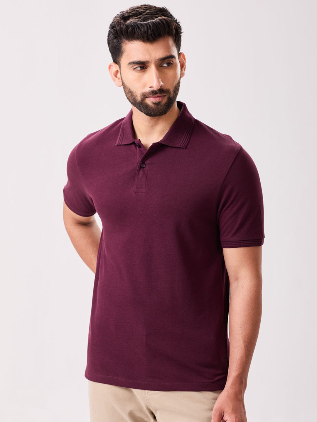 MH&Y Polo Collar Pure Cotton T-shirt