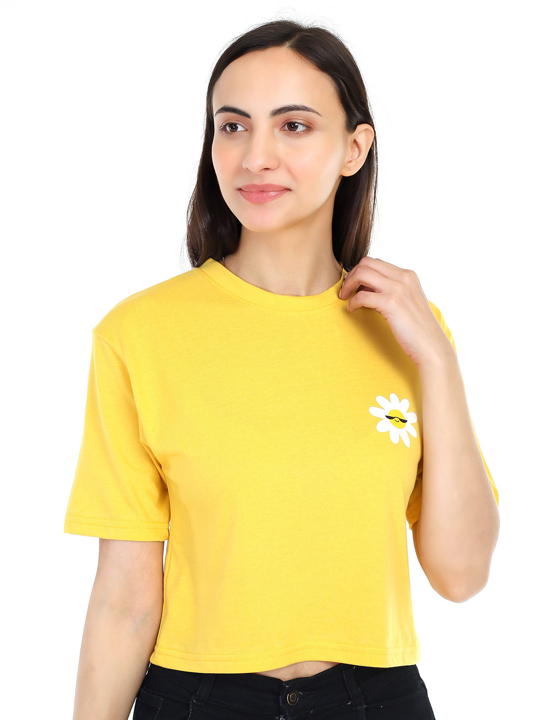 Kamedge Women Floral Printed T-shirt