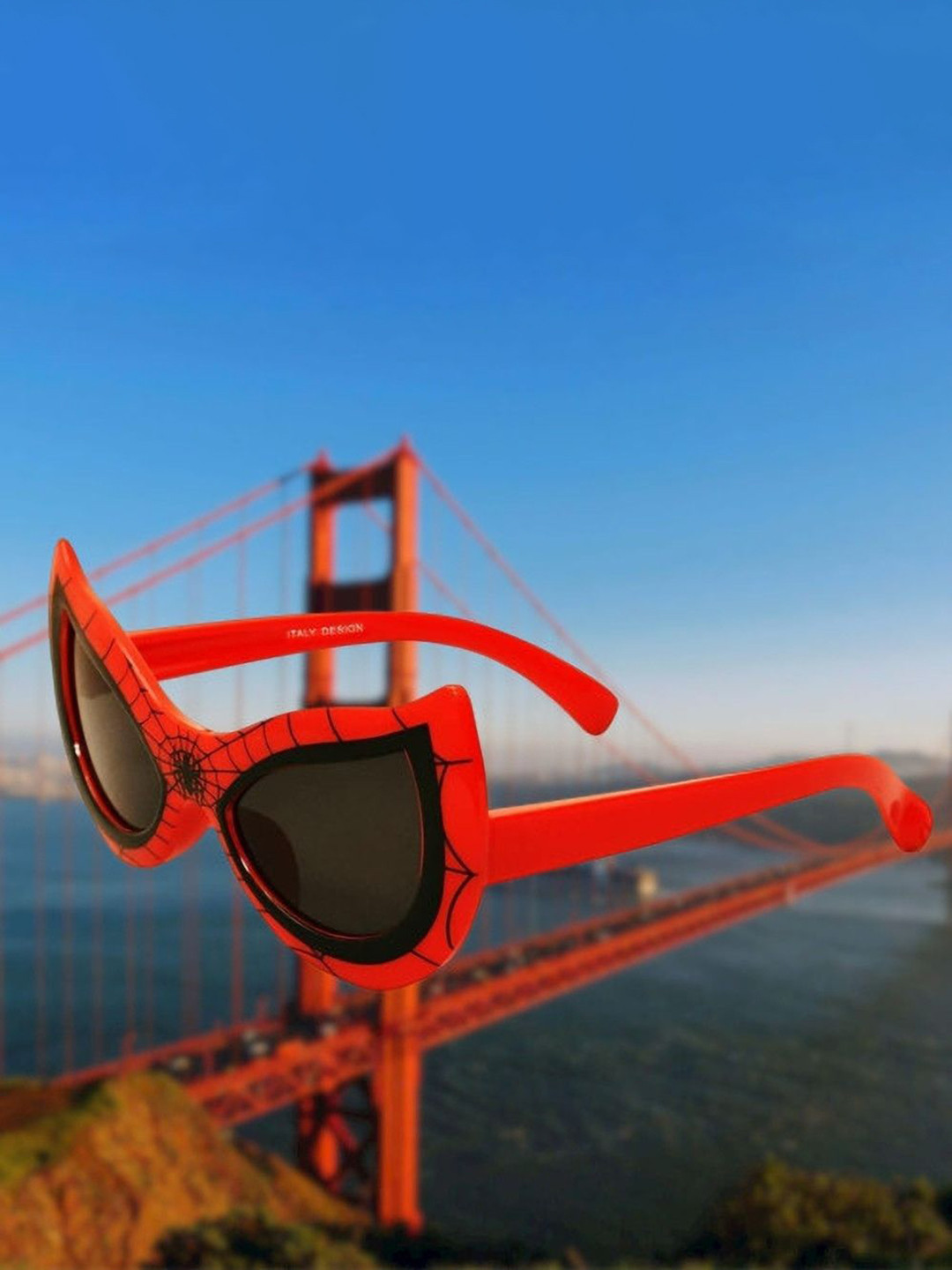SPADEACES Kids Cateye Sunglasses with UV Protected Lens RED SPIDER MAN -41