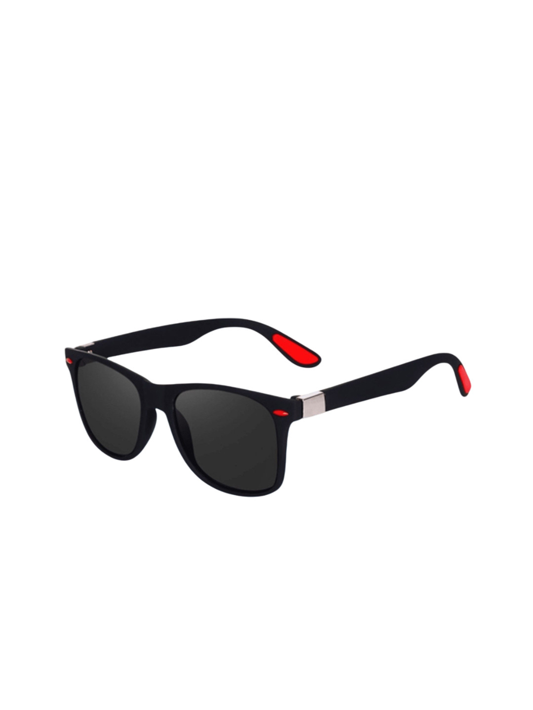 SPADEACES Kids Polarised and UV Protected Wayfarer Sunglasses REDTIP BLACK WAYFARAR-149