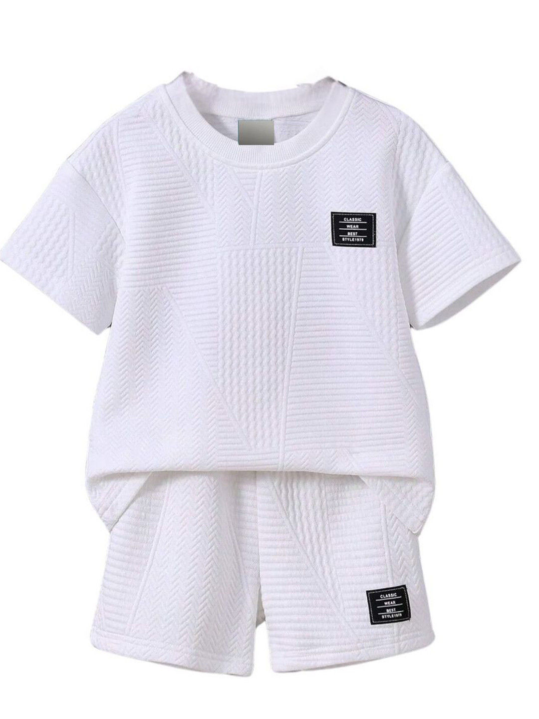 NAAMJAP Infants Round Neck Pure Cotton T-shirt With Shorts