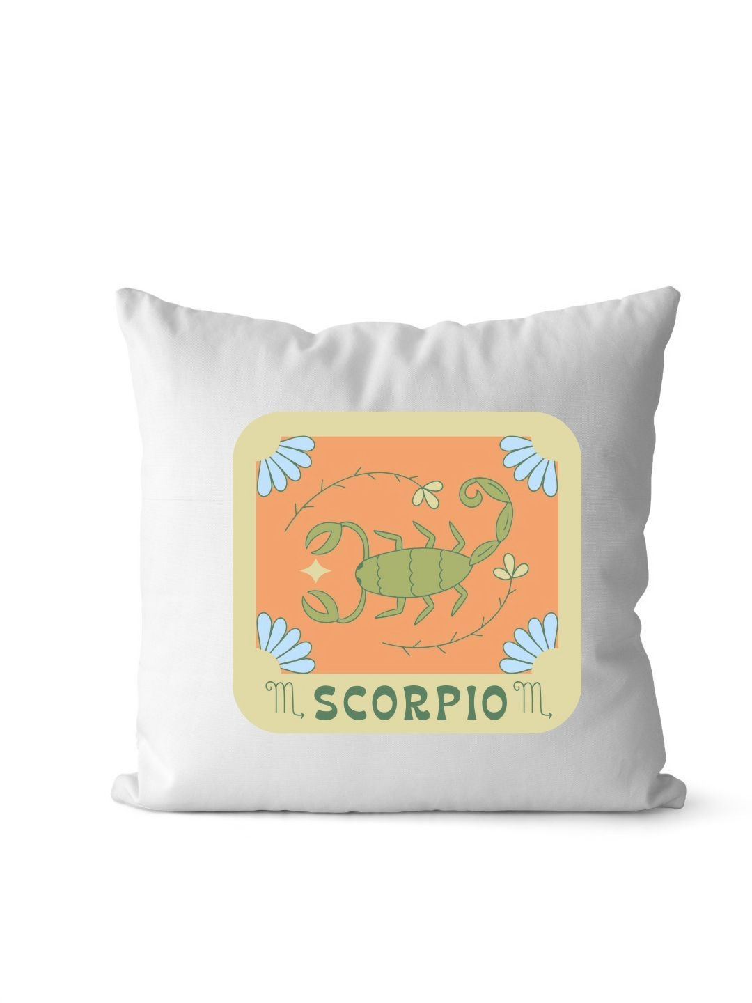 Loops n knots Scorpio Pastel Zodiac Cushion