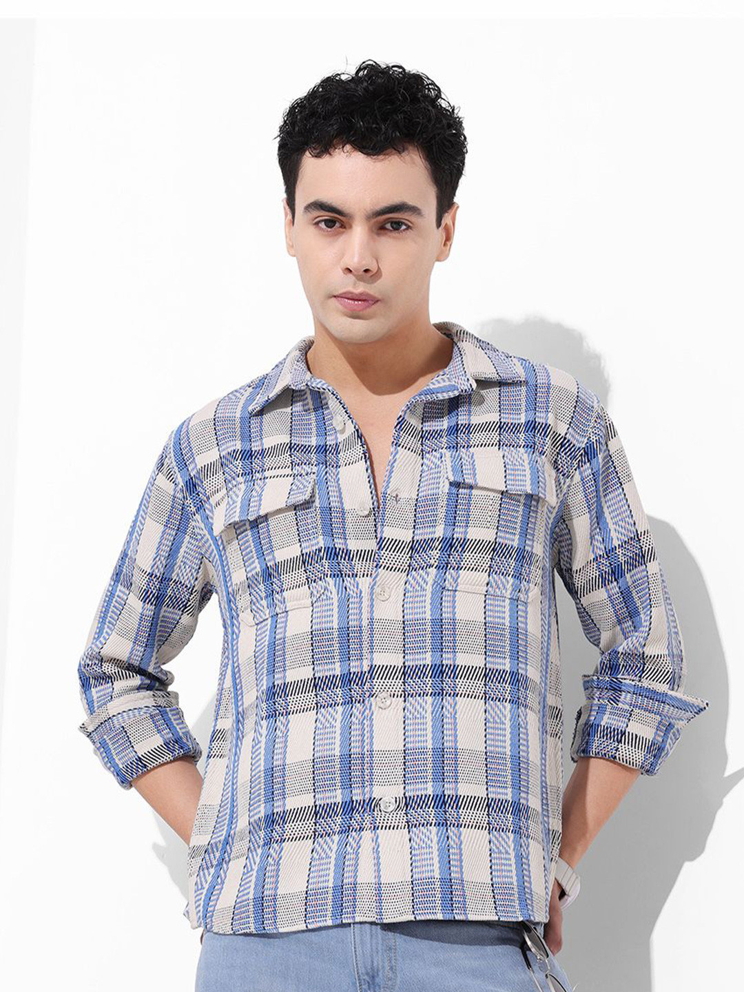 The Indian Garage Co Checked Casual Shirt