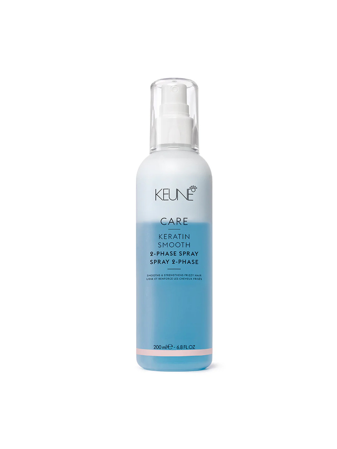 Keune Haircosmetics Care Keratin Smooth 2 Phase Hair Spray with Vegan Keratin - 200 ml