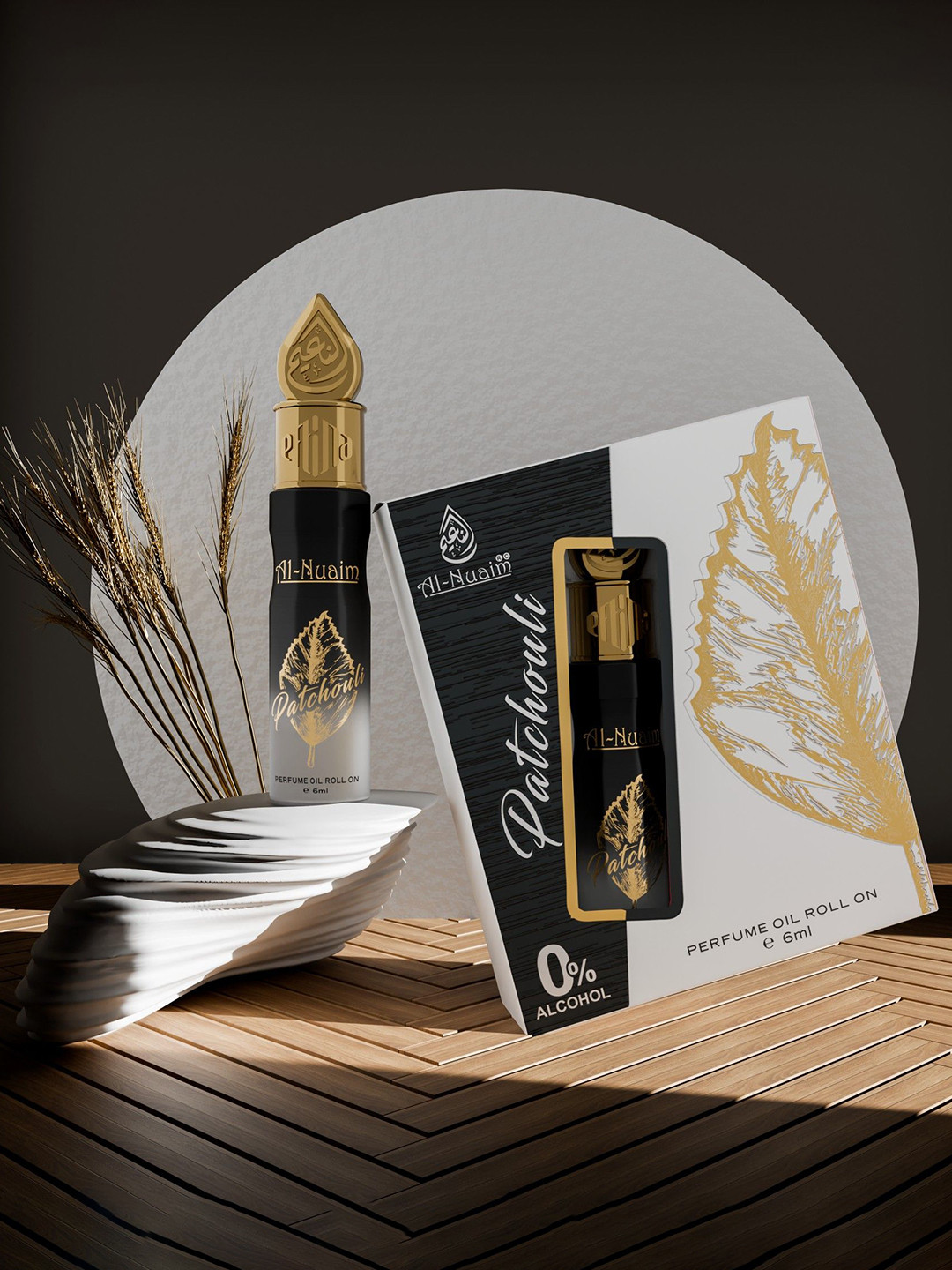 Al-Nuaim Patchouli Long Lasting Attar Roll On - 6ml