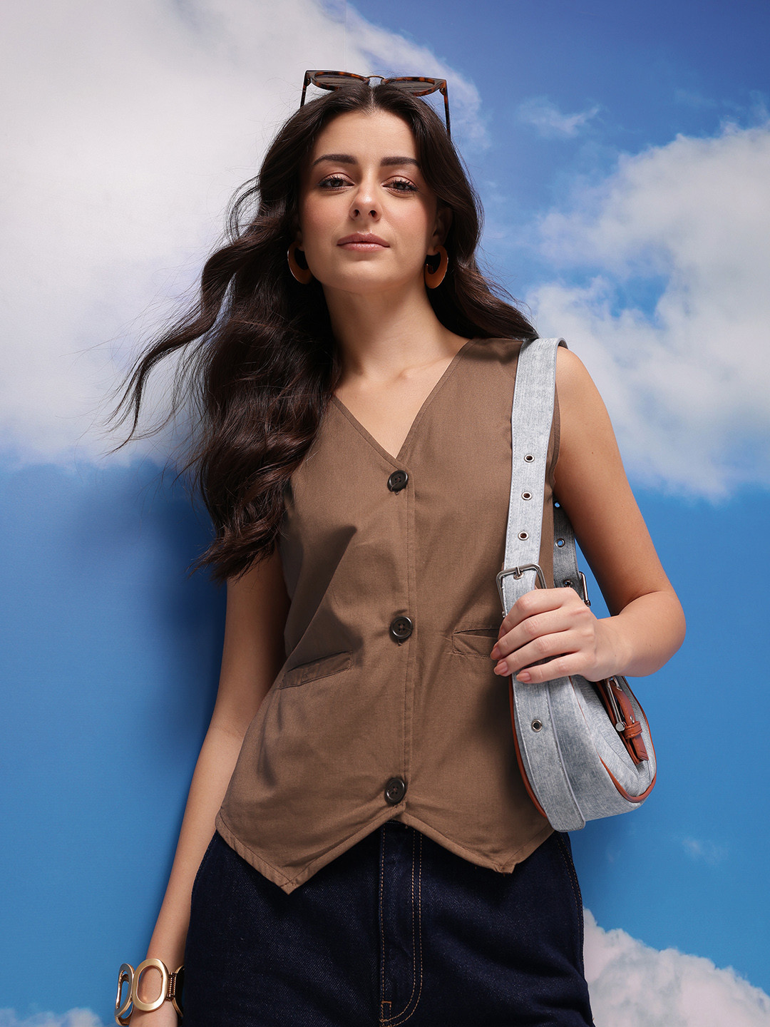 CORSICA Cotton Vest Top