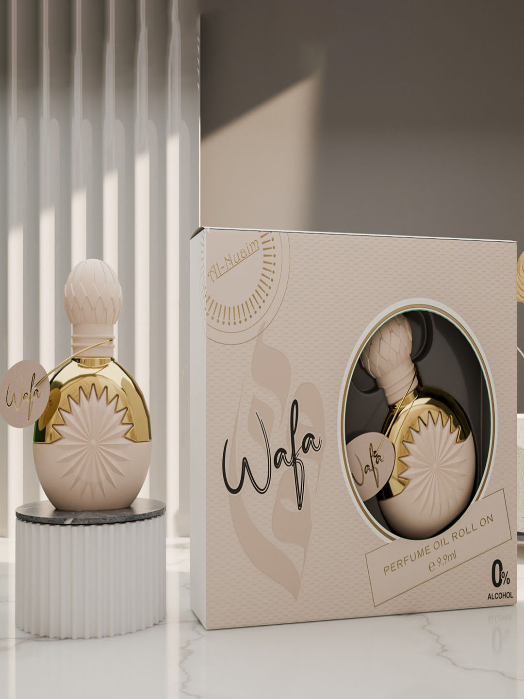 Al-Nuaim Set Of 2 Wafa Attar Roll On -9.9 ml Each