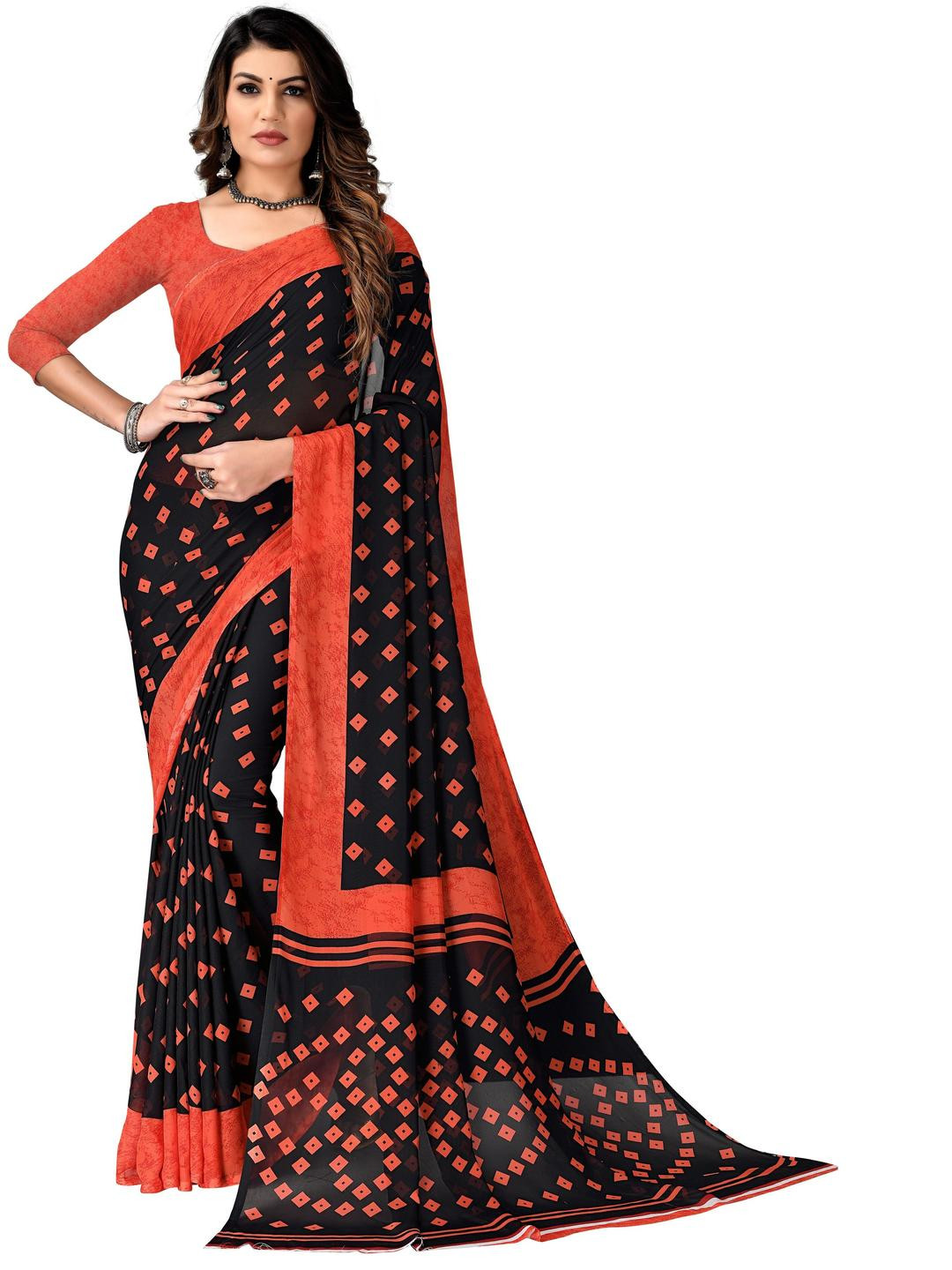 KANOODA Pure Georgette Saree