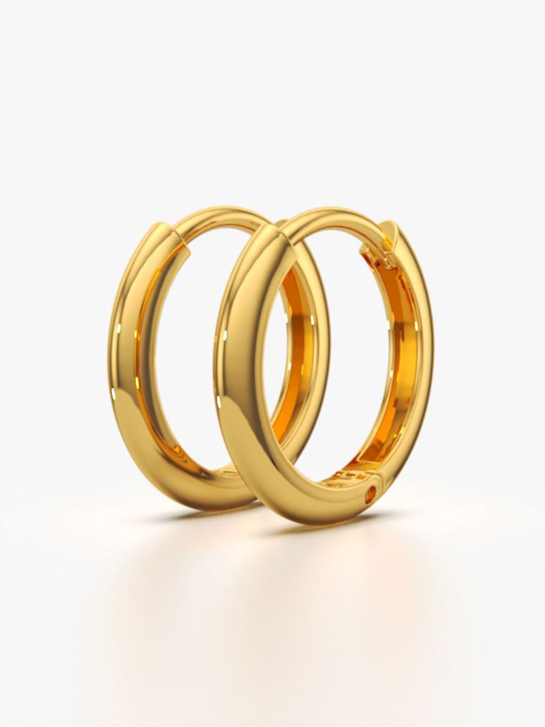 KYMEE 18K Gold Vermeil Hoop Earrings
