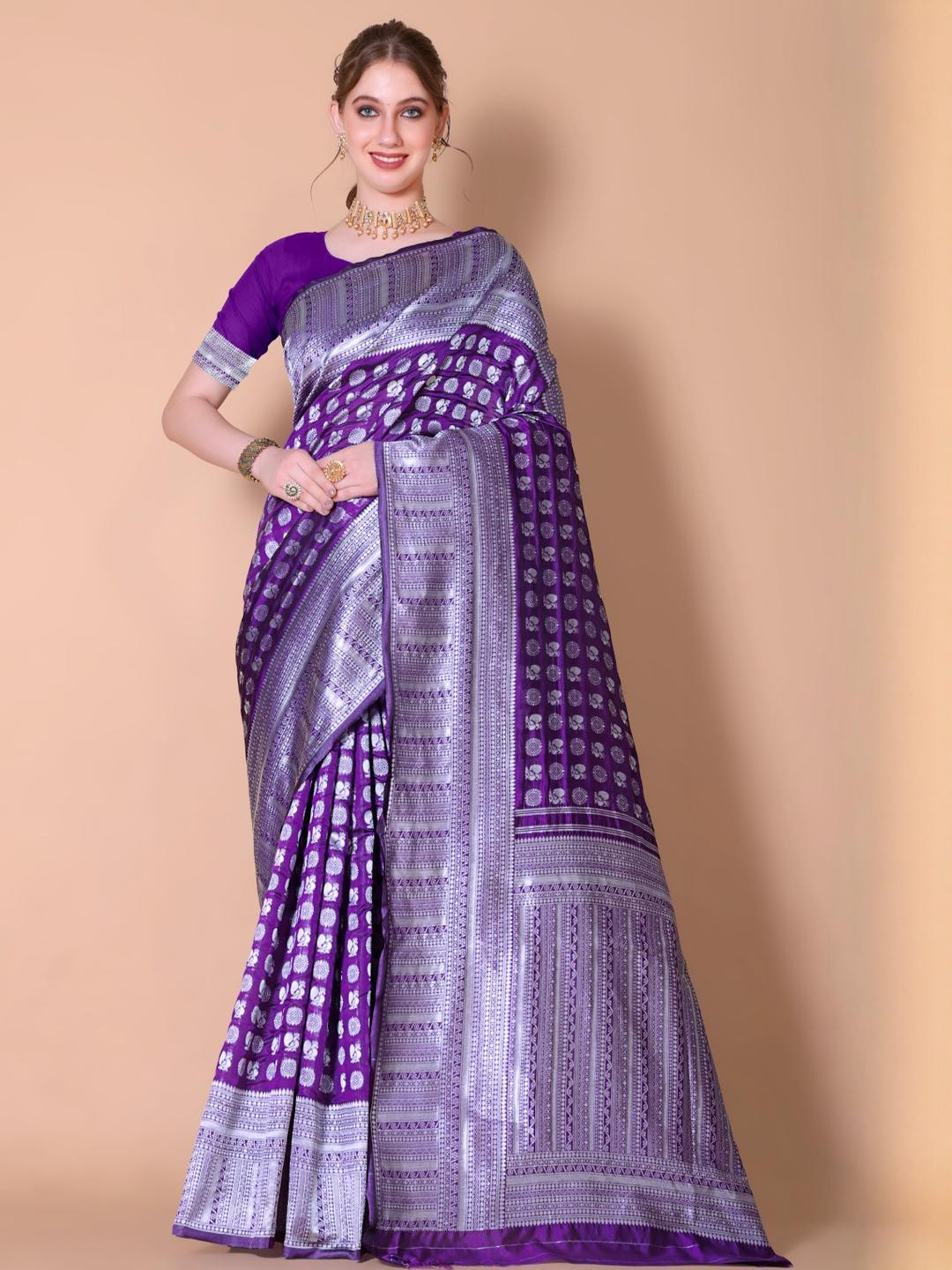 KRIVITY Blue   Sarees