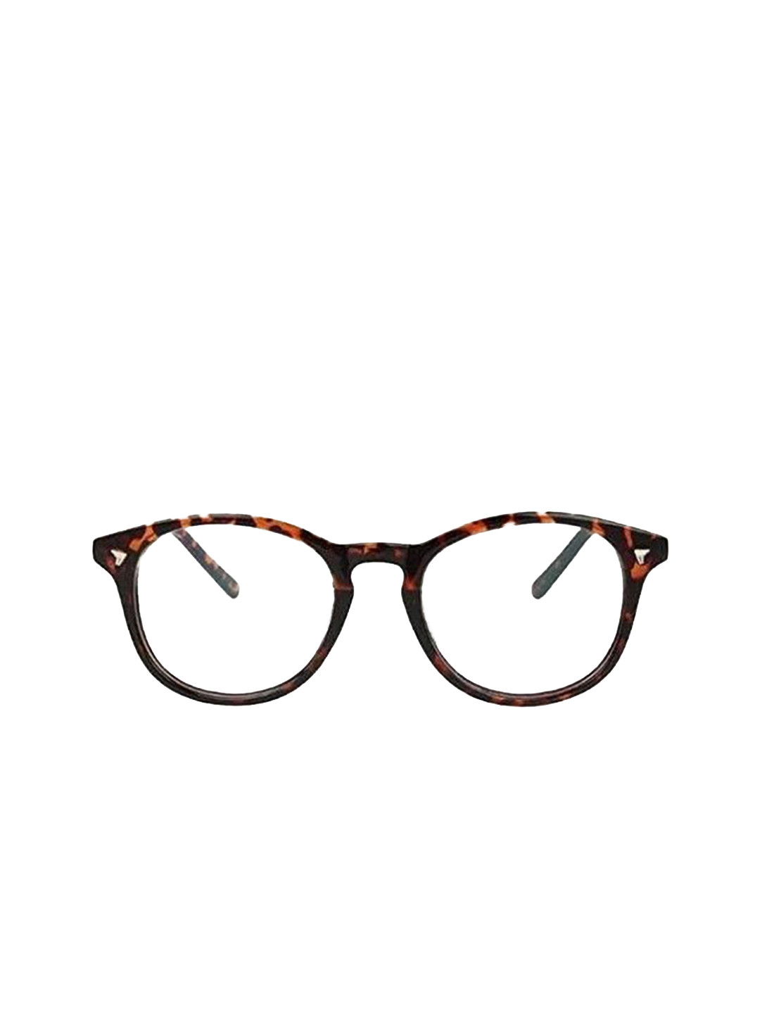 SPADEACES Unisex Set of 2 Abstract Round Metal Full Rim Oval Frames