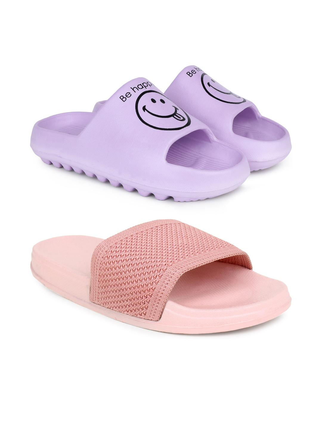 KAPYANSH Women Multicoloured EVA Slip-On Flip Flops