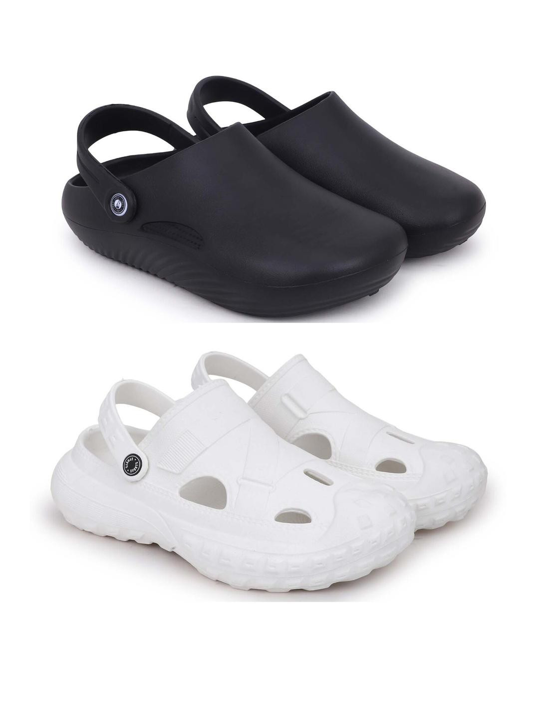 KAPYANSH Men Combo of 2 Stylish EVA Clogs