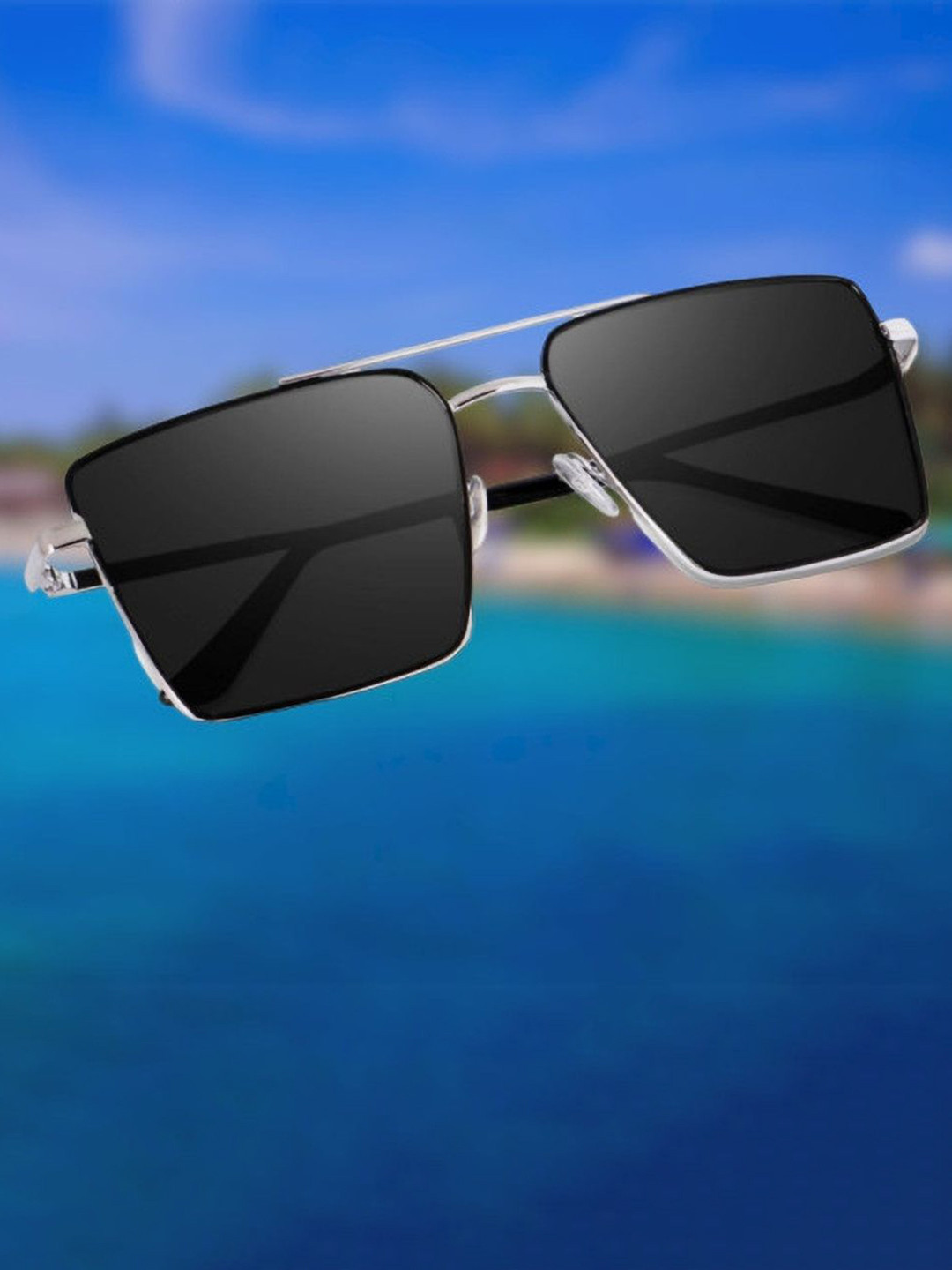 SPADEACES Unisex Square Sunglasses