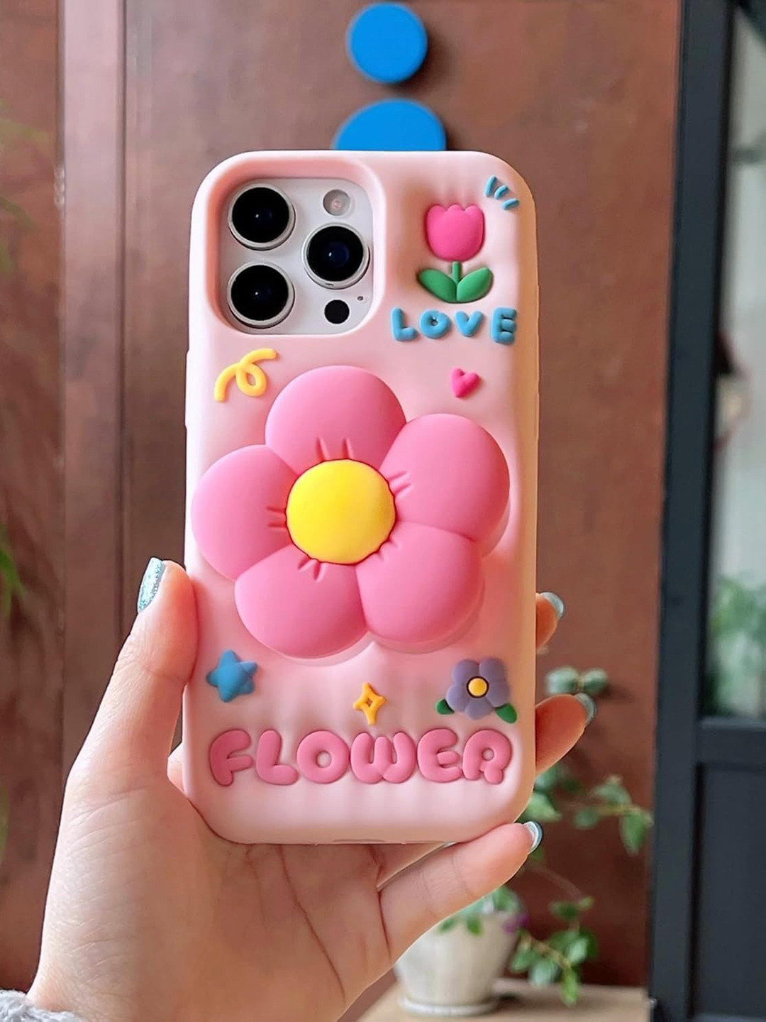 CASE CREATION Floral Printed iPhone 14 Plus Silicone Back Case