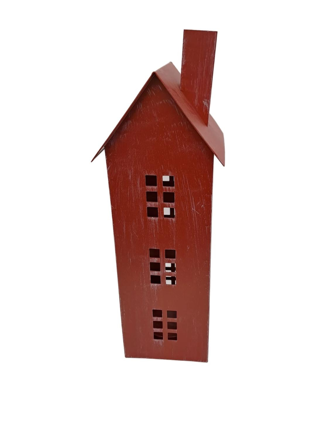 SHAURYA DESIGNS Red Table Lantern Showpiece