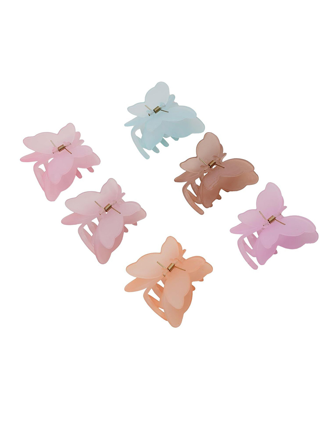 SAMYAK Women Set of 6 Fashion Claw Clip