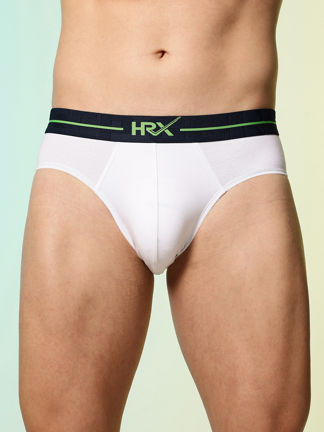 HRX by Hrithik Roshan Men Brand Logo Anti-Microbial Briefs HRX_SS25_M_BRF_CS1_001_E