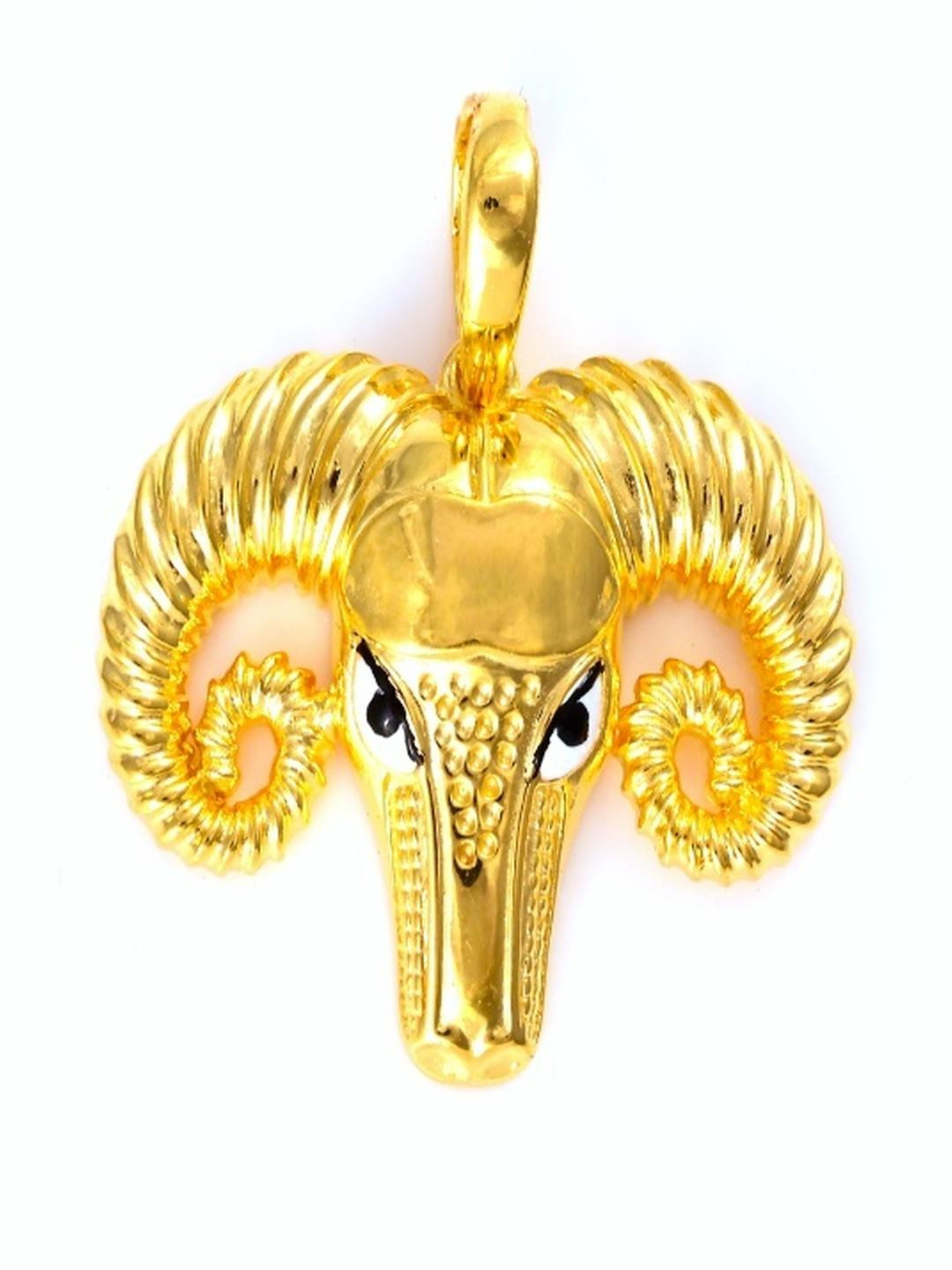 Vinayak Jewellers 925 Sterling Silver The Majestic Horns Silver Pendant