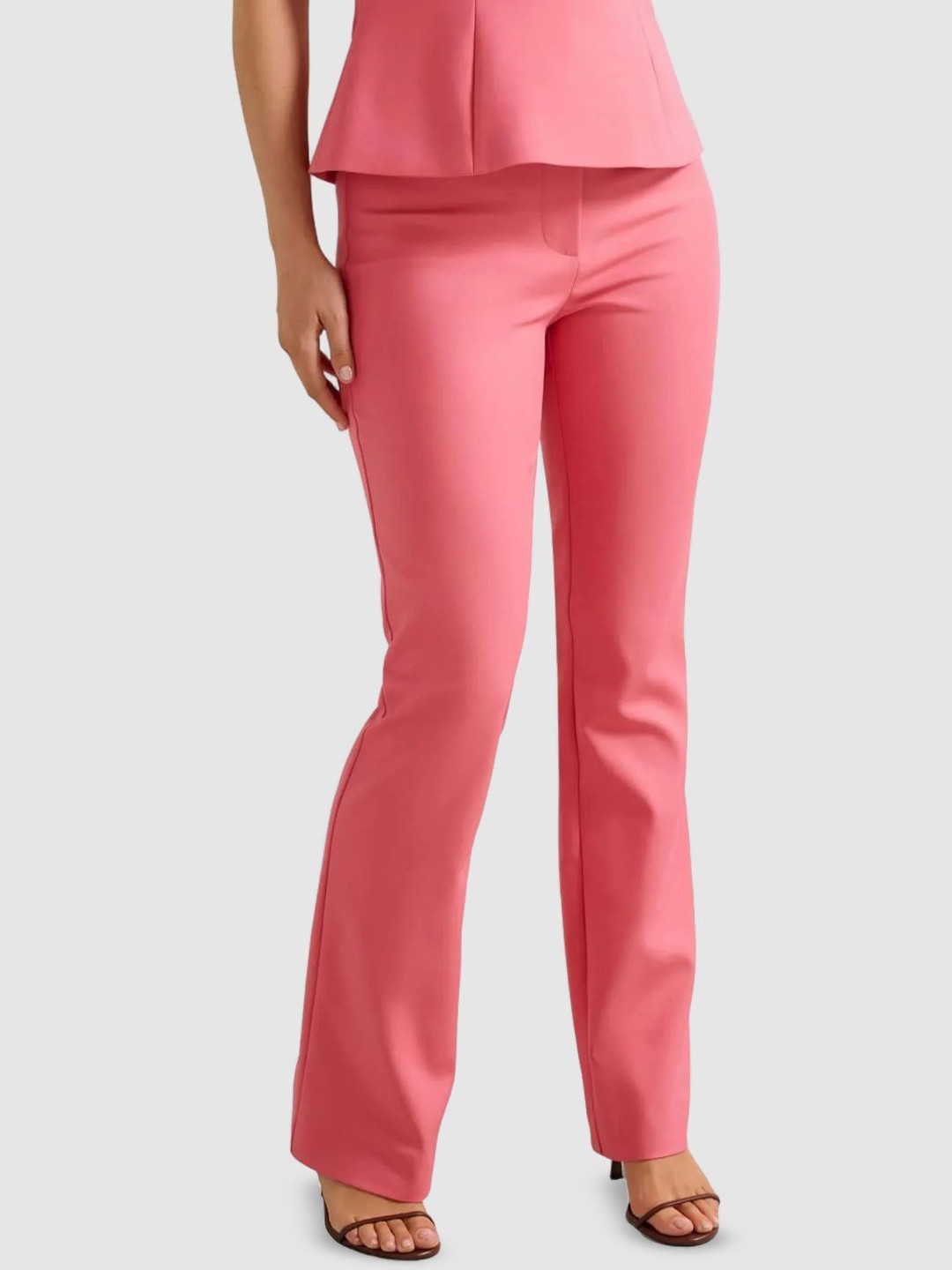 Forever New Keisha  Women Regular Fit High-Rise Flare Pant