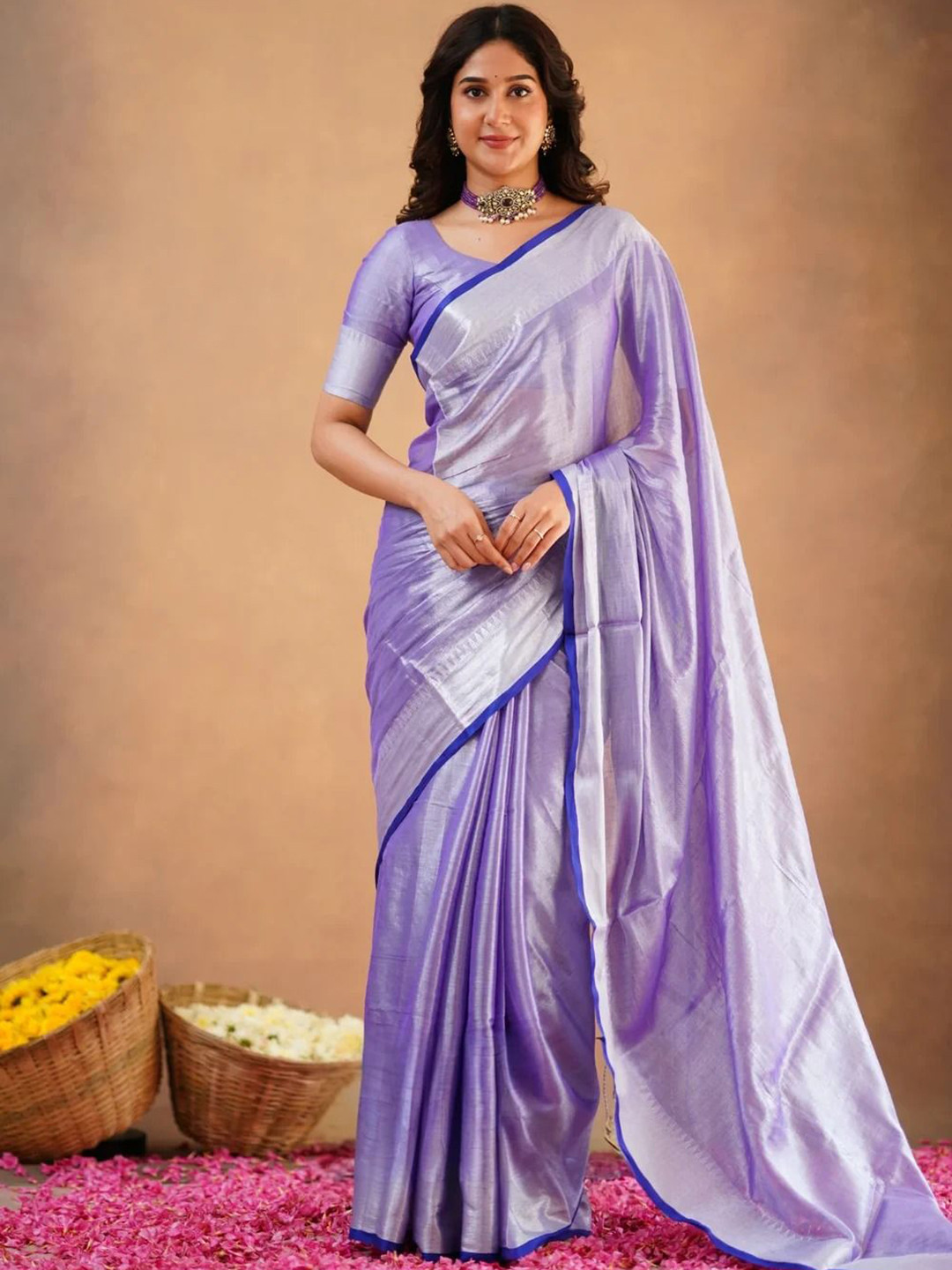 Bengal S Woven Design Tissue Taant Saree