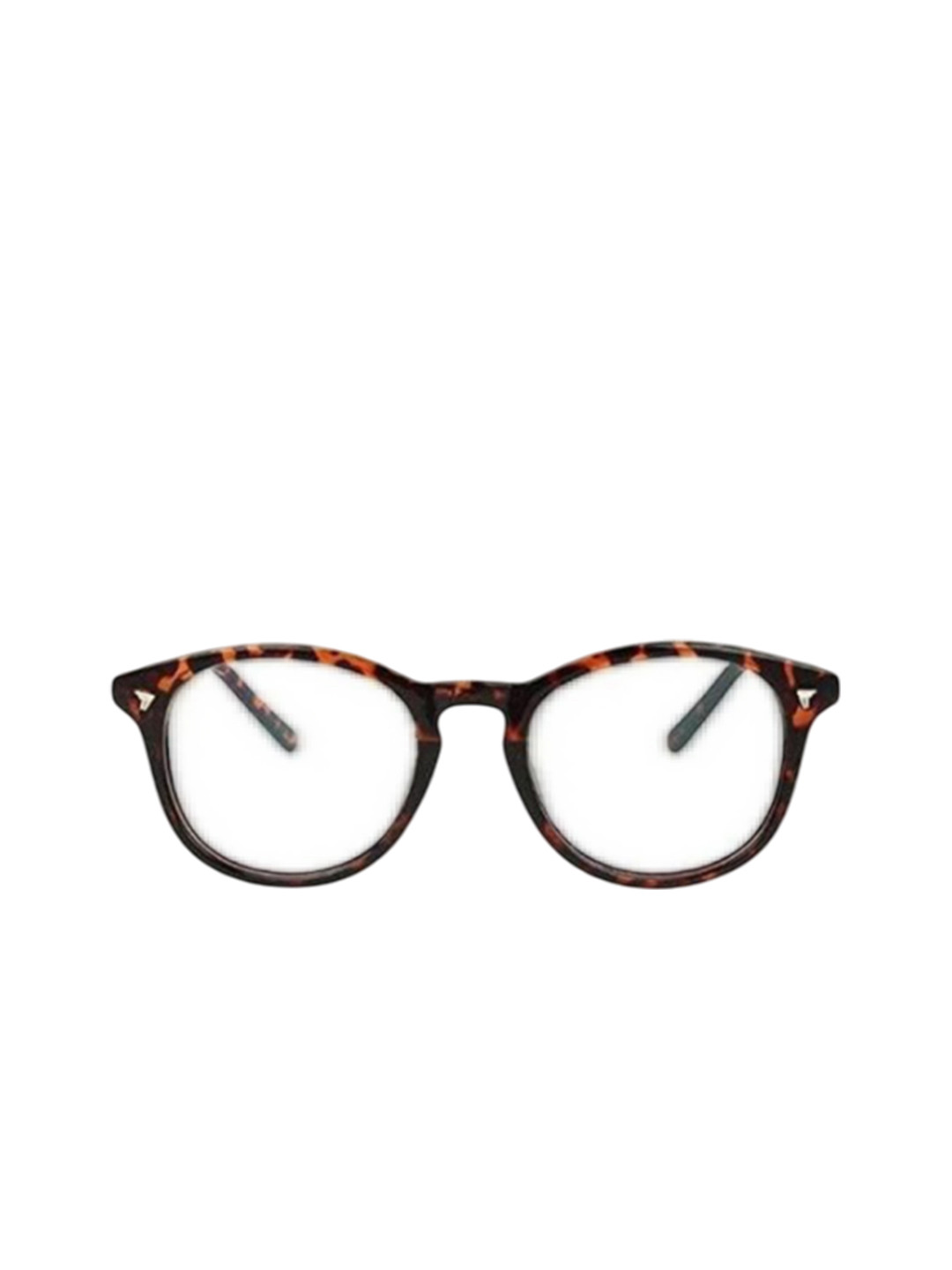 SPADEACES Unisex Abstract Oval Plastic Full Rim Oval Frame