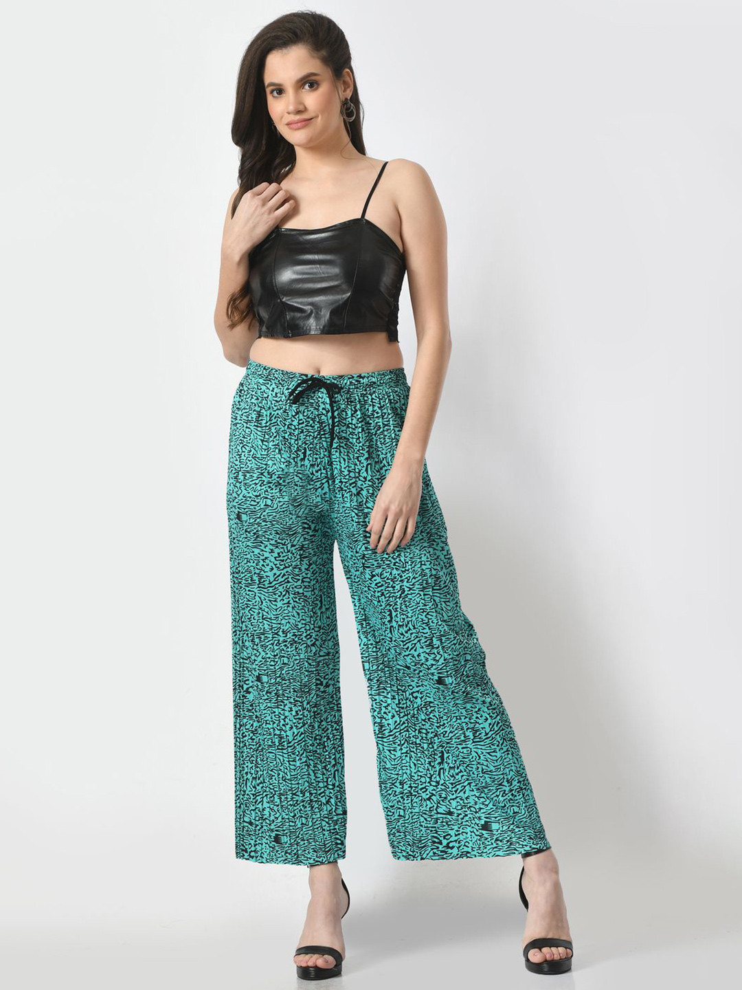 Brainbees Women Abstract Printed Palazzos